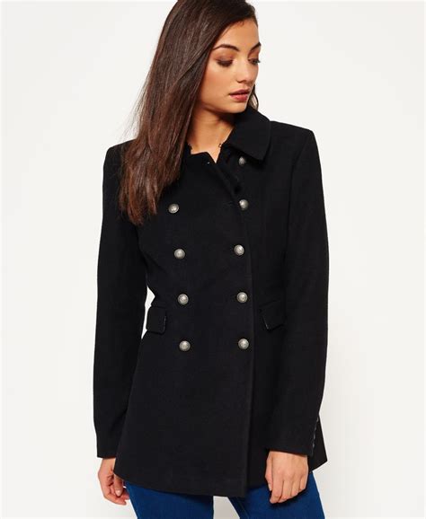 military pea coat women